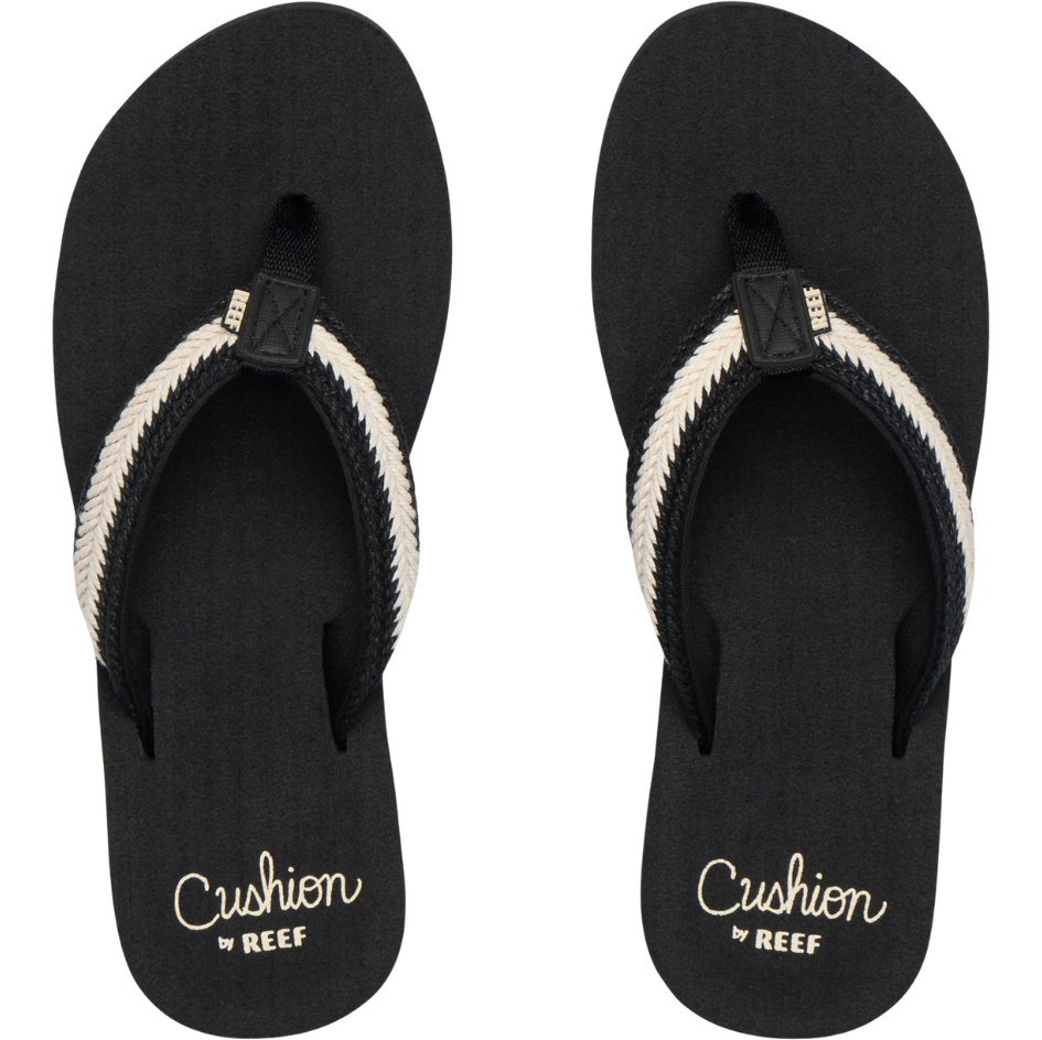 2026 Reef Womens Baja Maria Flip Flops CJ7339 - Black / Vintage